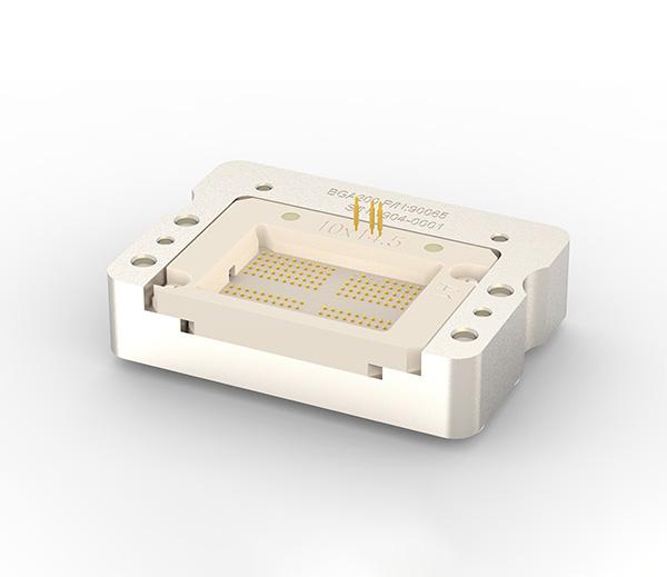 Semiconductor test probe with high-cycle life and precision pointing accuracy for wafer and package testing