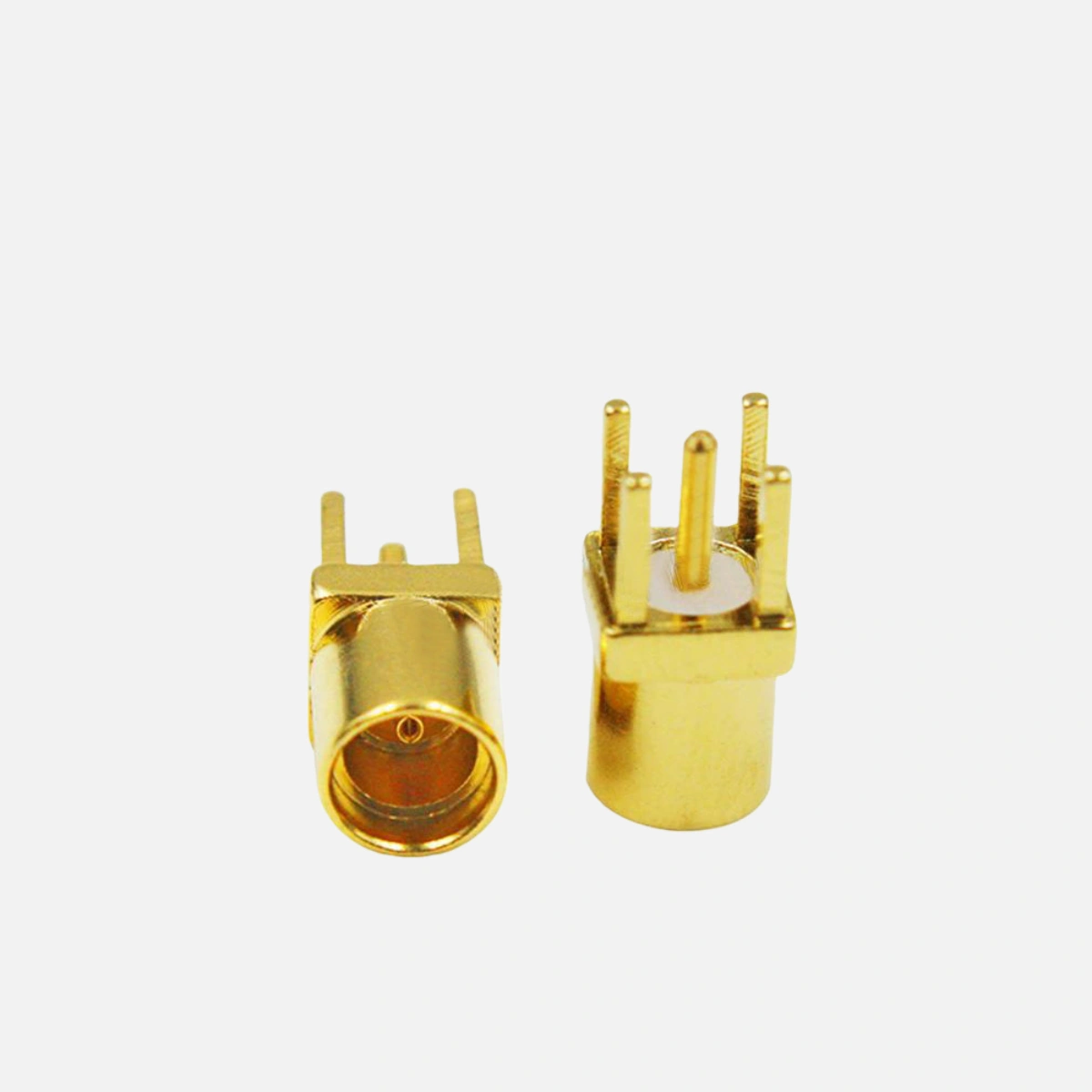 MMCX PCB Connector with compact thru-hole PCB mount